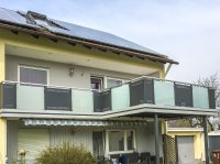 Alu Liba Glas Lochblechbalkon mit Glashalter